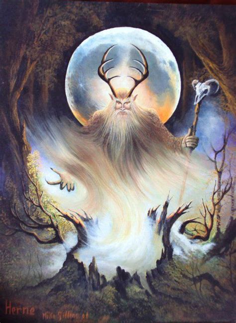 Wiccan horned creature